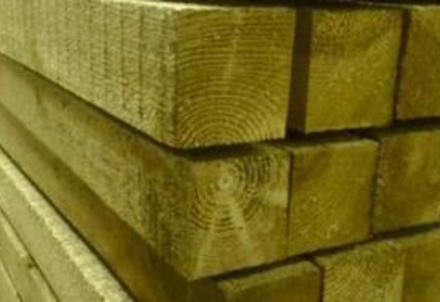 Treated timber