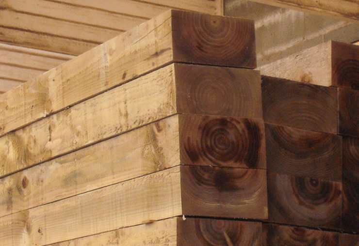 Building a Raised Bed with Sleepers