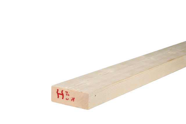  47 X 125MM (5" X 2") EASED EDGE TIMBER C24 (FIN SIZE 45 X 120MM)