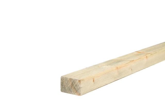 4.8M 47 X 75MM (3" X 2") GREEN TREATED EASED EDGE TIMBER C16 (FIN SIZE 45 X 70MM)