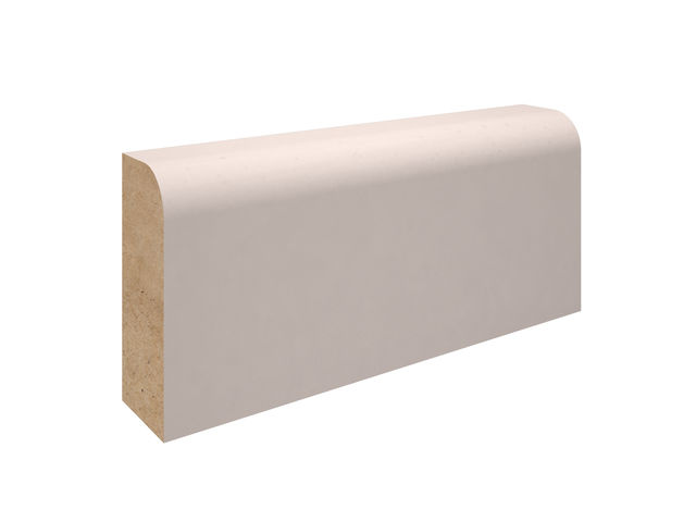 18 X 68MM MDF CHAMF AND ROUND ARCHITRAVE WHITE PRIMED