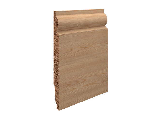 25 X 175MM (7") TORUS/LAMBS TONGUE SKIRTING 5TH REDWOOD TIMBER FIN SIZE (20 X 168MM)