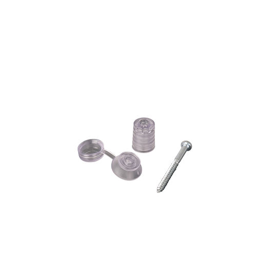 3" SUPER FIXINGS (SCREW  SPACER  CAP)(10/PK) 1 PACK PER SHEET
