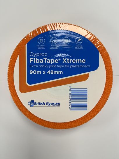 50MM GYPROC ORANGE FIBATAPE XTREME 90M