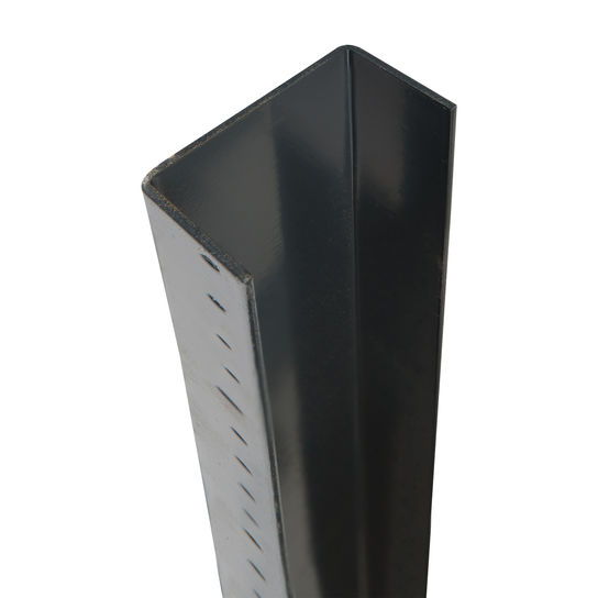DURAPOST U CHANNEL 52X30MM 1.8M ANTHRACITE GREY END POST