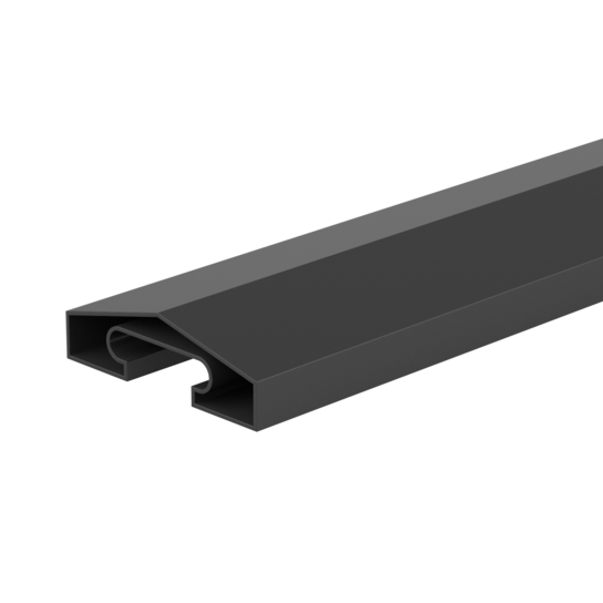 DURAPOST CAPPING RAIL 65MM X 1.83M ANTHRACITE GREY