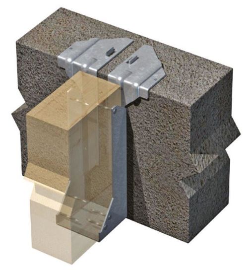 75 X 200MM BUILD INTO BRICKWORK JOIST HANGER