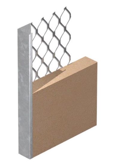 3000MM / 10FT GALV 10MM PLASTER STOP BEAD