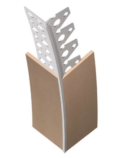 2500MM WHITE PLASTIC THIN COAT ARCH BEAD