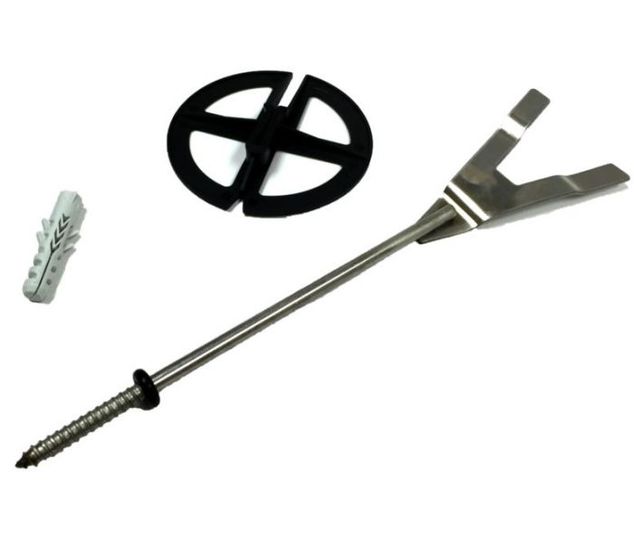 50/75MM CAVITY S/STEEL BLUEBIRD TIE & CLIP (100) SSL5075