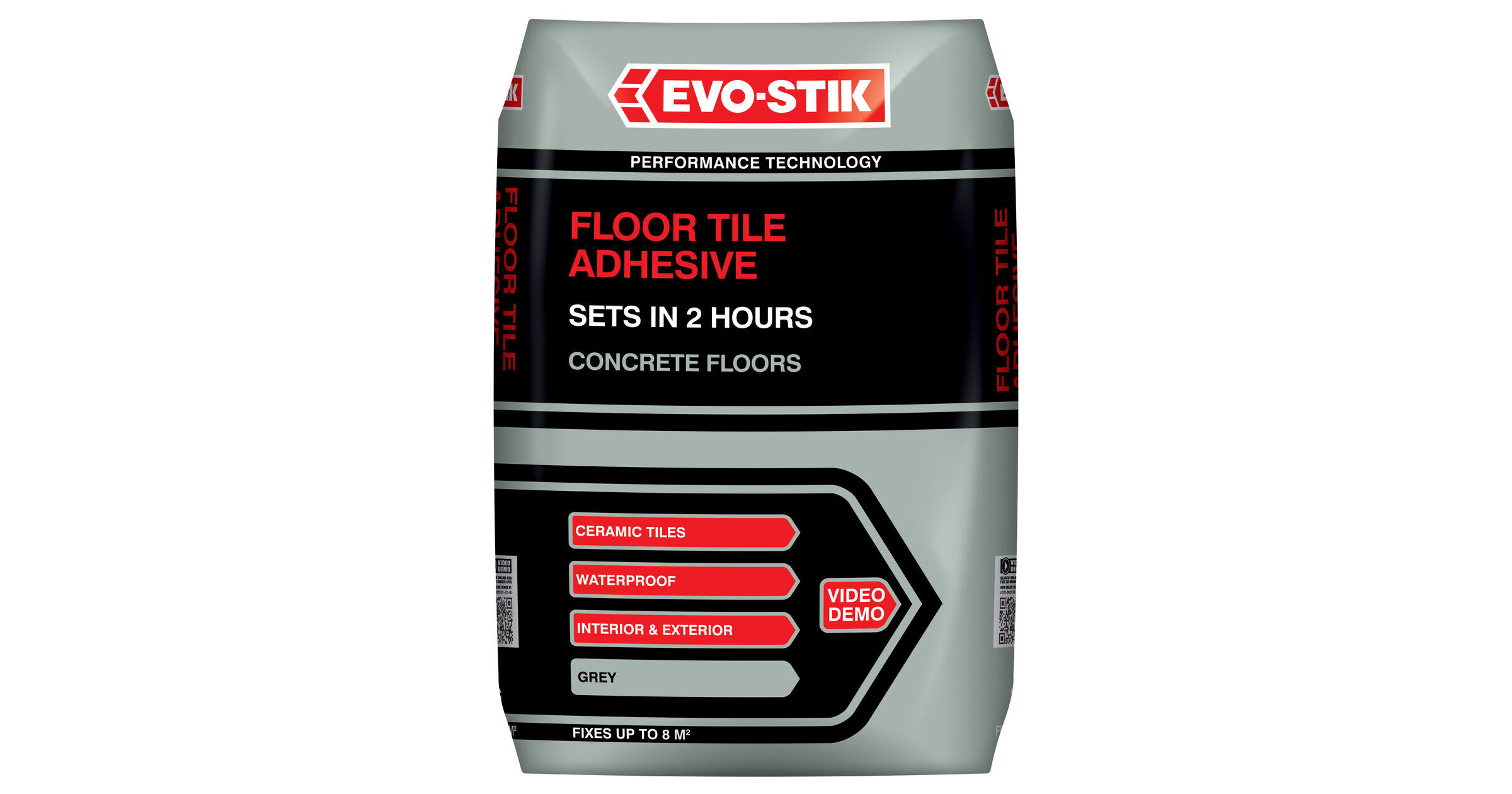 EVOSTIK 20KG FLOOR TILE ADHESIVE FAST SET FOR CONCRETE FLOORS (GREY)