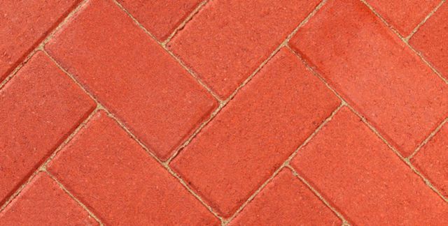 SINGLE (BRADSTONE) 50MM RED BLOCK PAVING (50/M2)