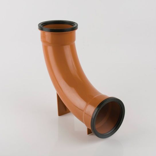 4131 110MM 87.5° DOUBLE SOCKET REST BEND (LONG RADIUS)