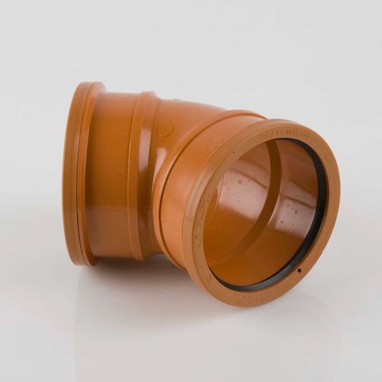 4041 110MM 45° DOUBLE SOCKET UNDERGROUND BEND