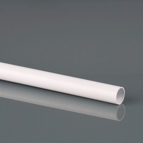 W100WP 3M 21.5MM WHITE OVERFLOW PIPE