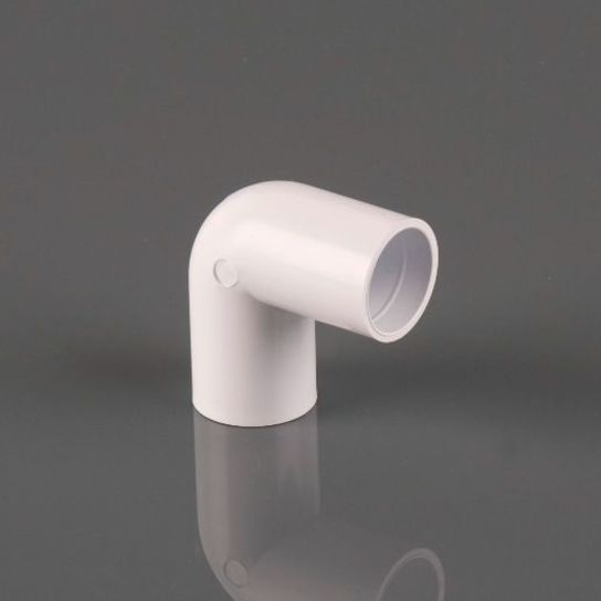 W130WP 21.5MM WHITE OVERFLOW 90° BEND