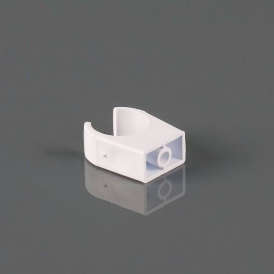 W190WP 21.5MM WHITE OVERFLOW SNAP ON PIPE CLIP