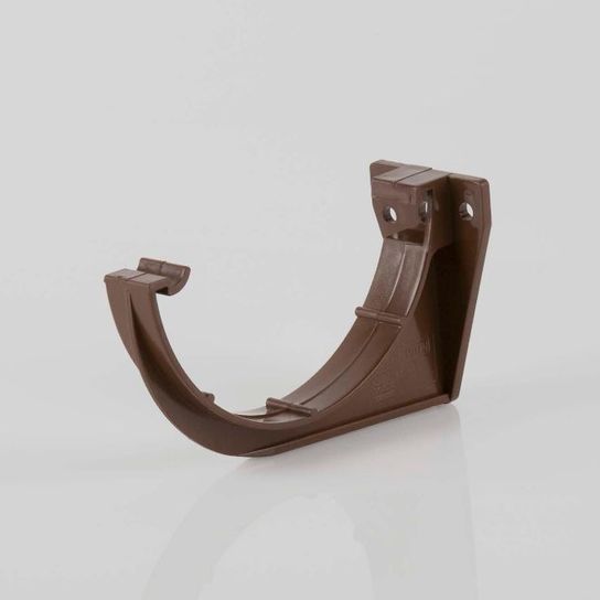 BR43BR BROWN HALF ROUND FASCIA BRACKET