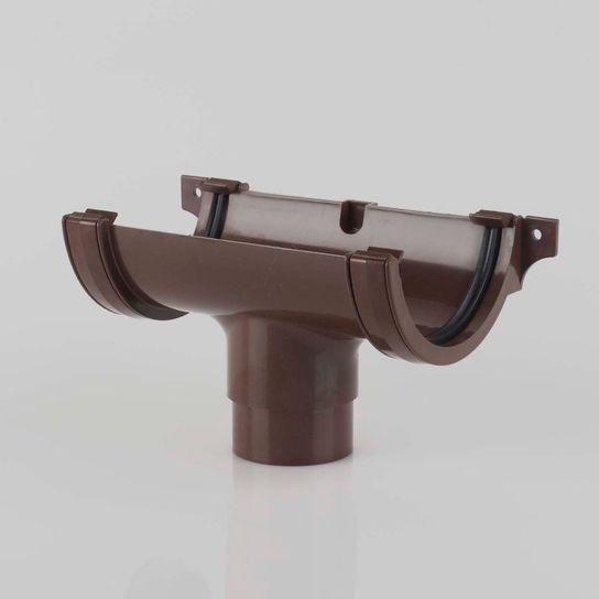 BR45BR BROWN HALF ROUND RUNNING OUTLET