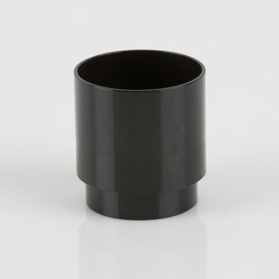BR206BR BROWN ROUND DOWNPIPE CONNECTOR 68MM