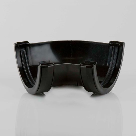 BR49W WHITE HALF ROUND 135° GUTTER ANGLE