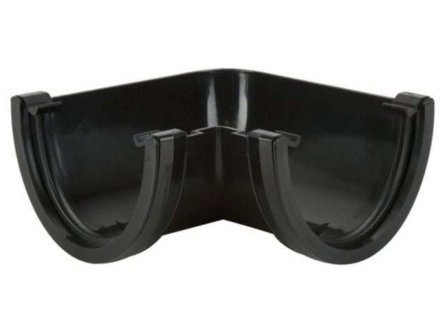 BR78B 115MM BLACK DEEP STYLE 90° GUTTER ANGLE