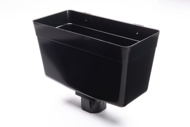 BR311W WHITE ROUND R/W HOPPER HEAD