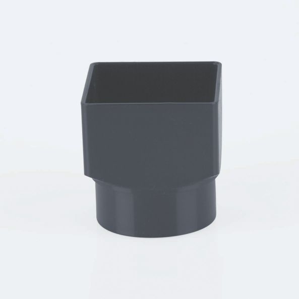 BR517W WHITE SQUARE TO ROUND R/W ADAPTOR
