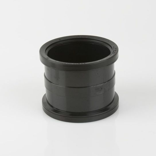 BS406B BLACK 110MM D/SOCKET COUPLING