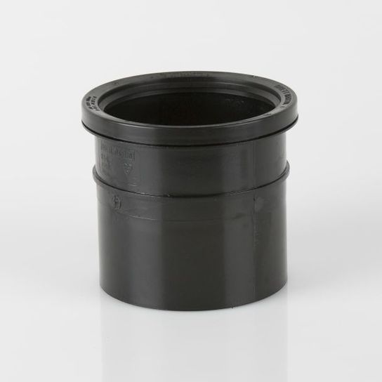 BS432B 110MM BLACK SOIL S/S PIPE CONNECTOR