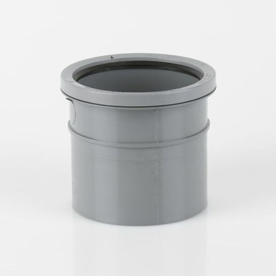 BS432G 110MM GREY SOIL S/S PIPE CONNECTOR