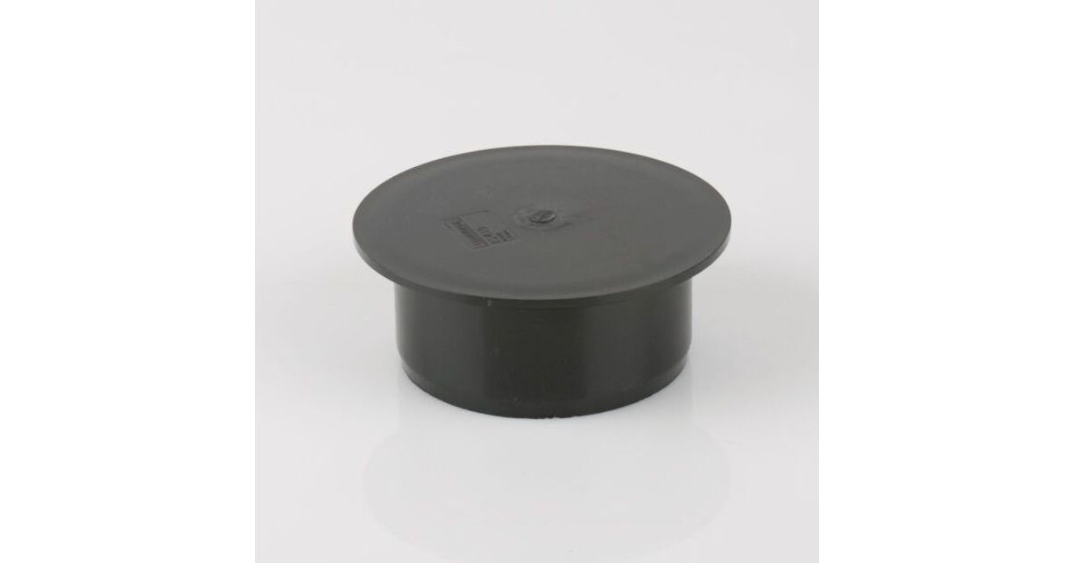 BS439B 110MM BLACK SOIL SOCKET PLUG