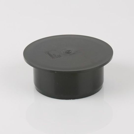 BS439B 110MM BLACK SOIL SOCKET PLUG