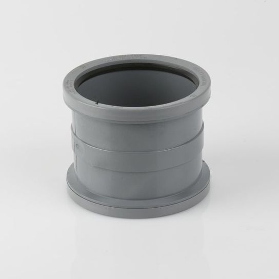 BS478G 110MM GREY SOIL D/S SLIP COUPLING