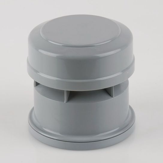 BS487G GREY AIR ADMITTANCE VALVE 110MM / 82.4MM