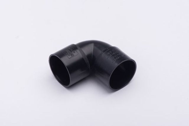W1120B 32MM BLACK SOLVENT 90° KNUCKLE BEND