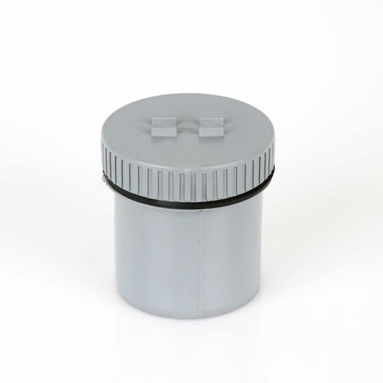BS331G 82.4MM GREY SOIL SCREWED ACCESS PLUG