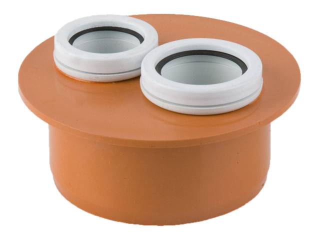 4601 110MM X 32 X 32MM DOUBLE WASTE UNDERGROUND ADAPTOR