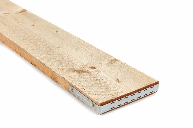 3.9M SCAFFOLD PLANK 225X38MM BANDED ENDS