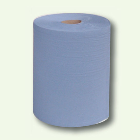 BLUE TISSUE COMBI ROLL 400 SHEETS