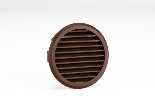 70MM BROWN TWIST AND LOCK CIRCULAR SOFFIT VENT