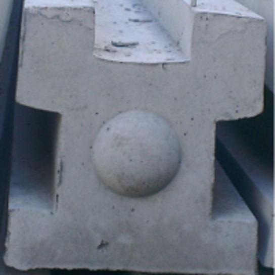 8`9" CONCRETE 3-WAY POST