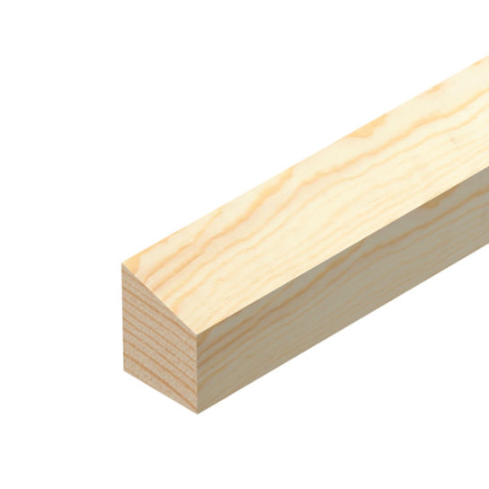 TM961 2.4M 12X15MM WEDGE PINE 12MM BOTTOM 15MM HIGH