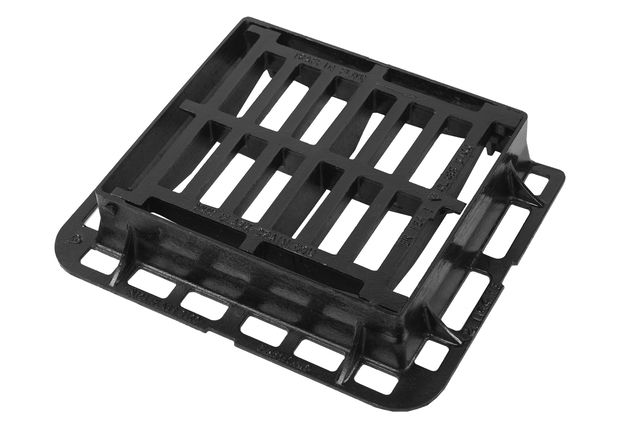 430 X 370 X 100MM DUCTILE GULLY GRATE D400 HINGED (KD500)