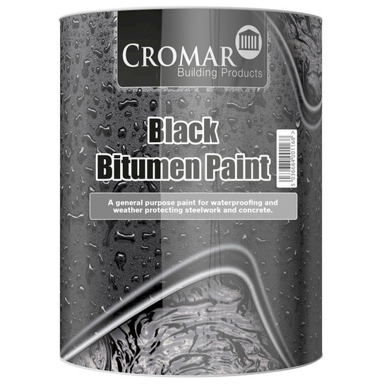 2.5L CROMAR BLACK BITUMEN PAINT