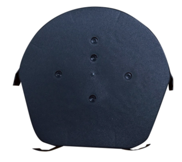 GREY HALF ROUND RIDGE END CAP EASYTRIM