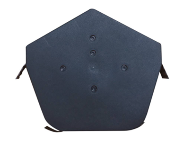 GREY ANGLED RIDGE END CAP EASYTRIM