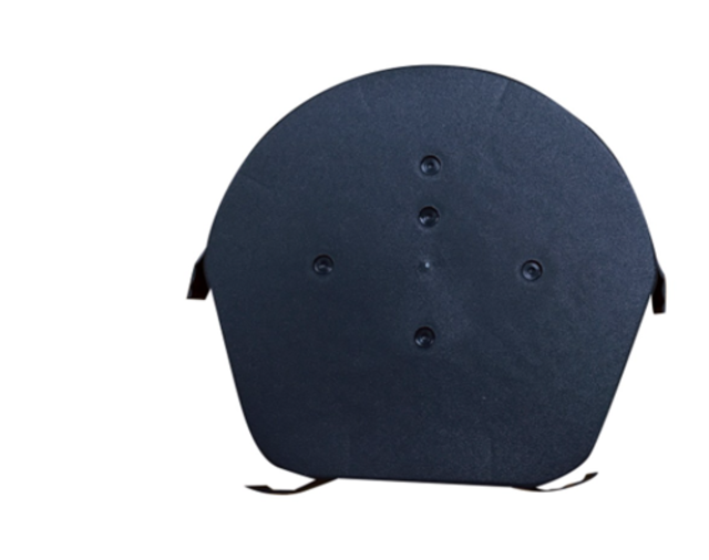 BLACK HALF ROUND RIDGE END CAP EASYTRIM