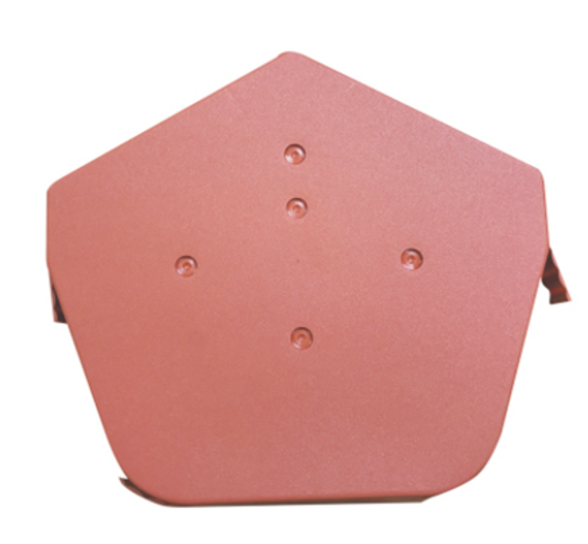 BROWN ANGLED RIDGE END CAP EASYTRIM