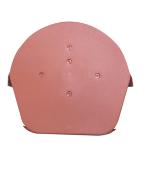 BROWN HALF ROUND RIDGE END CAP EASYTRIM